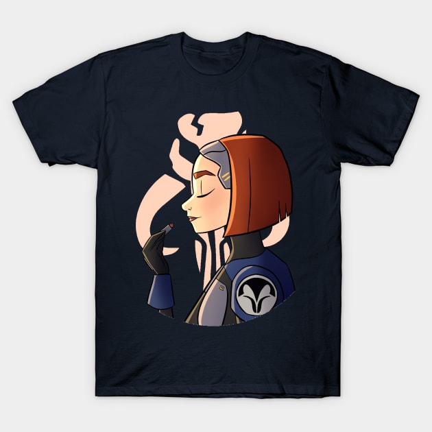 Lipstick Bo-Katan T-Shirt by Lipstick and Lightsabers